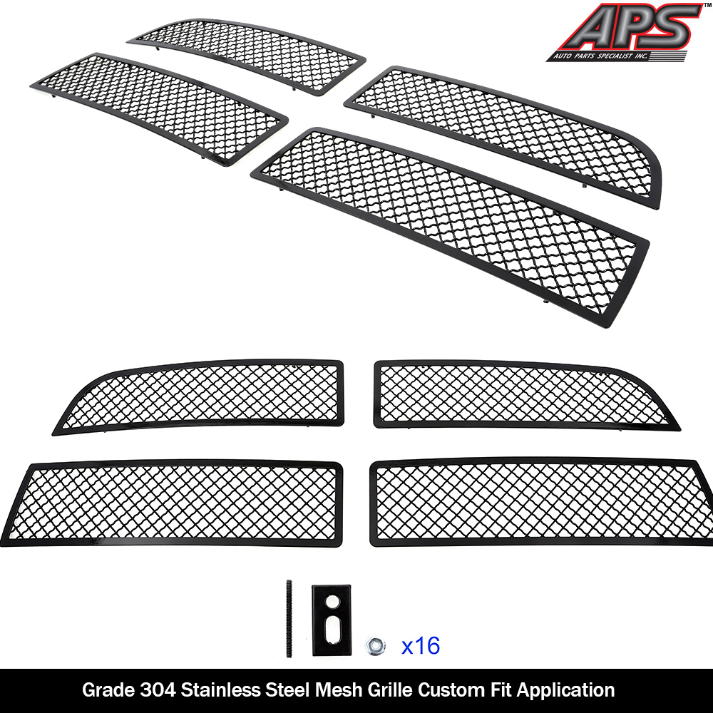 2013-2018 Ram 2500 /2013-2018 Ram 3500 Main Upper Black Wire Mesh Grille