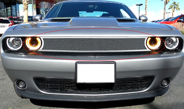 2015-2023 Dodge Challenger Main Upper Wire Mesh Grille