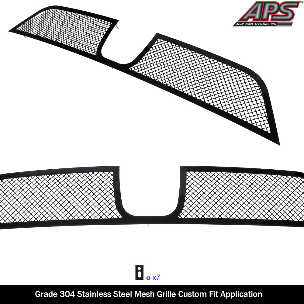 2014-2017 Dodge Durango With Adaptive Cruise Control/2018 Dodge Durango With Adaptive Cruise Control Not for RT and SRT Model/2019-2020 Dodge Durango With Adaptive Cruise Control Not for GT and RT and SRT Lower Bumper Black Wire Mesh Grille