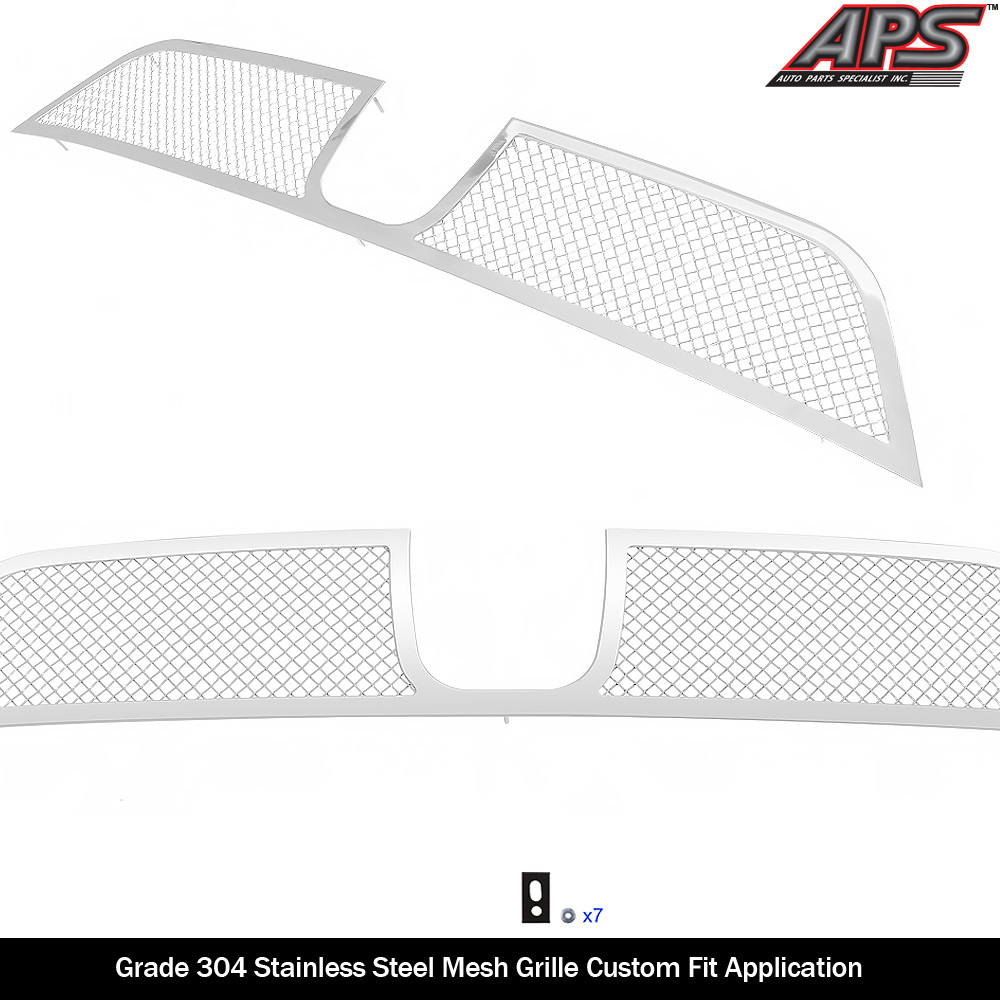 2014-2017 Dodge Durango With Adaptive Cruise Control/2018 Dodge Durango With Adaptive Cruise Control Not for RT and SRT Model/2019-2020 Dodge Durango With Adaptive Cruise Control Not for GT and RT and SRT Lower Bumper Wire Mesh Grille