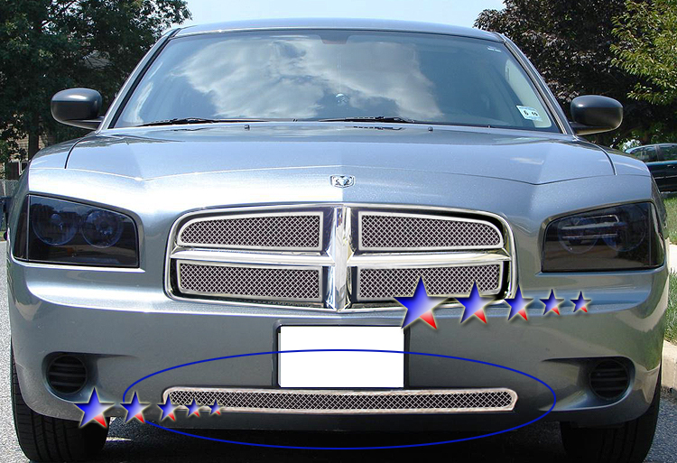 2005-2010 Dodge Charger  Not For SRT8 Lower Bumper Wire Mesh Grille