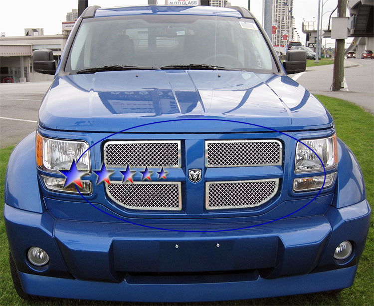 2007-2011 Dodge Nitro Main Upper Wire Mesh Grille