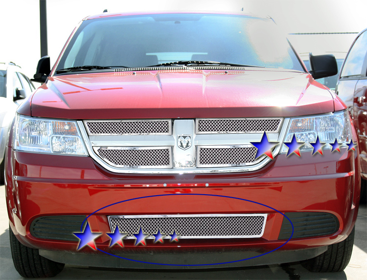 2009-2010 Dodge Journey R/T /2009-2010 Dodge Journey SE /2009-2010 Dodge Journey SXT Main Upper Wire Mesh Grille