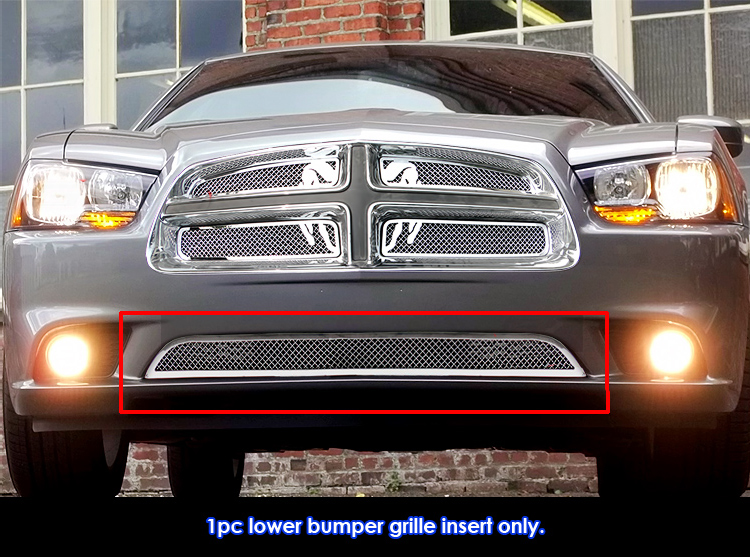 2011-2014 Dodge Charger Not For SRT Model And Adaptive Speed Control(NHP) Package Lower Bumper Wire Mesh Grille