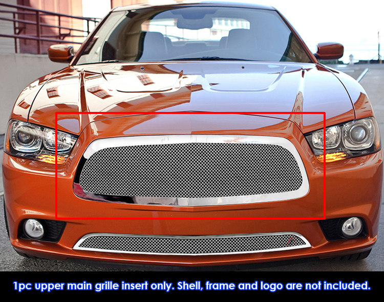 2011-2014 Dodge Charger 1PC Style Main Upper Wire Mesh Grille