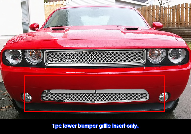 2011-2014 Dodge Challenger Lower Bumper Wire Mesh Grille