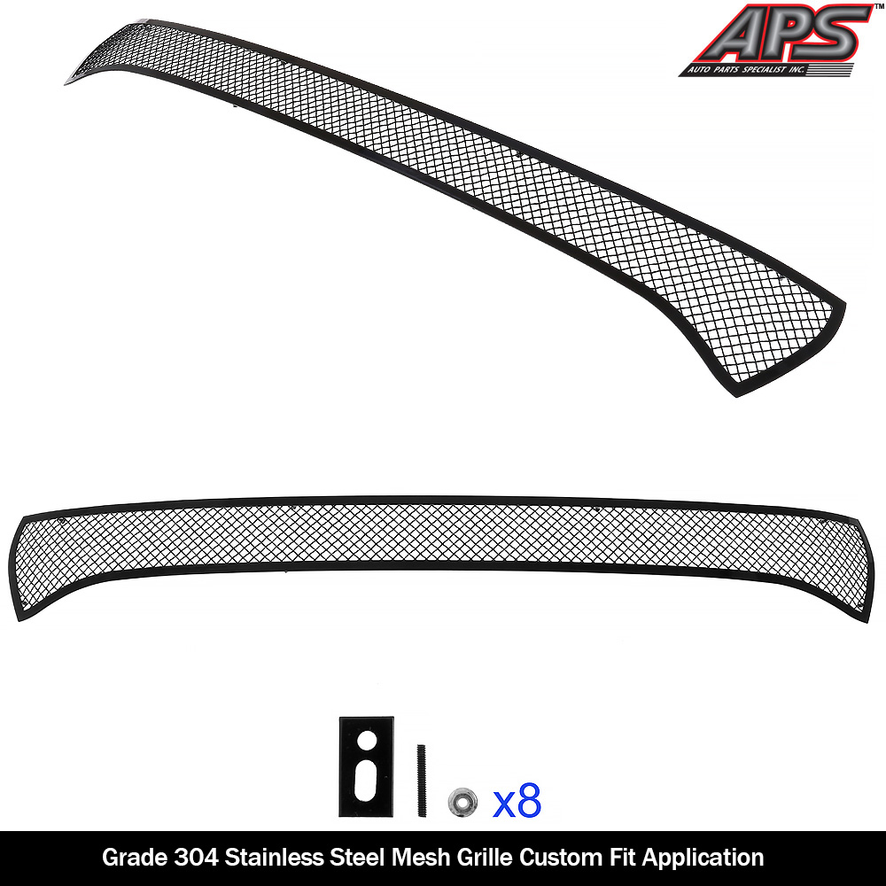 2015-2018 Dodge Charger (Only for Daytona and RT SCAT pack and Daytona 392 and SRT 392 and SRT Hellcat) / 2019 Dodge Charger Only for GT and RT Main Upper Black Wire Mesh Grille