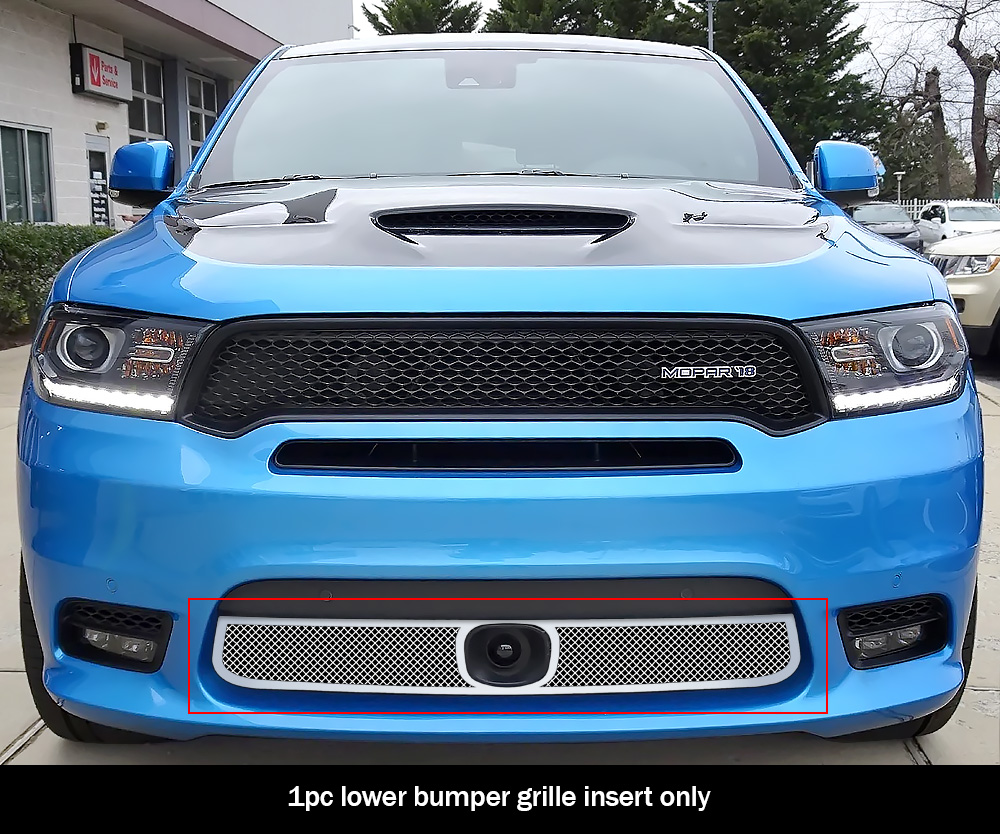 2018 Dodge Durango Only for RT and SRT With Adaptive Cruise Control/2019-2020 Dodge Durango Only for GT and RT and SRT With Adaptive Cruise Control Lower Bumper Wire Mesh Grille