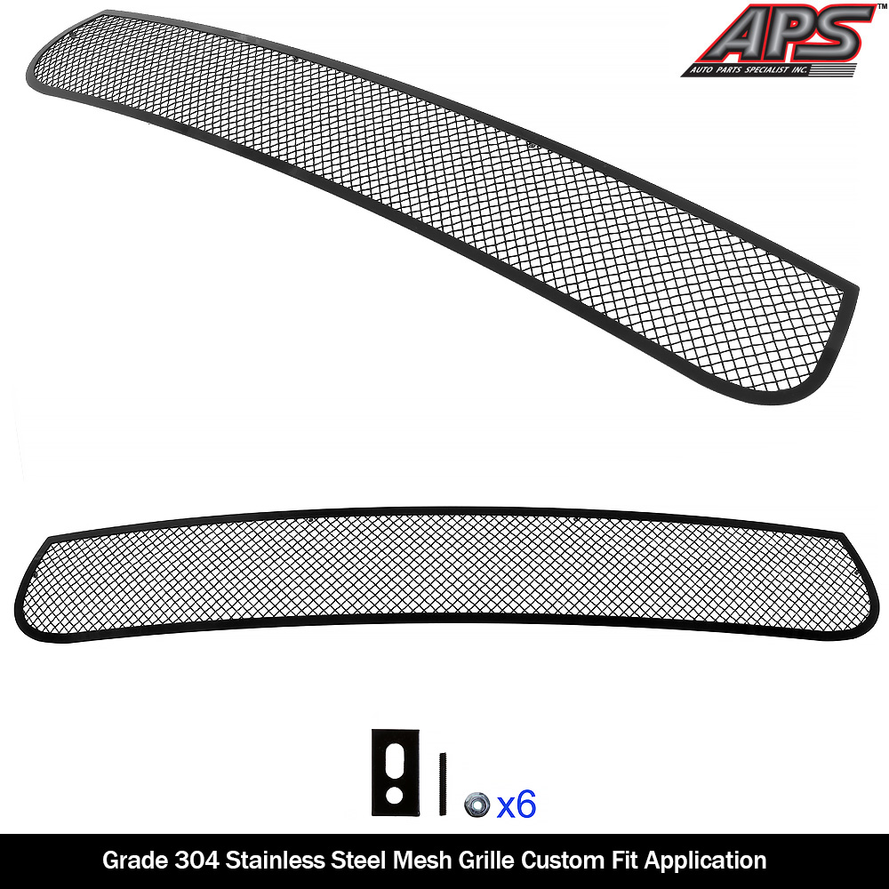 2018 Dodge Durango Only for RT and SRT Without Adaptive Cruise Control/2019-2020 Dodge Durango Only for GT and RT and SRT Without Adaptive Cruise Control Lower Bumper Black Wire Mesh Grille