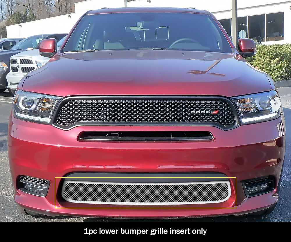 2018 Dodge Durango Only for RT and SRT Without Adaptive Cruise Control/2019-2020 Dodge Durango Only for GT and RT and SRT Without Adaptive Cruise Control Lower Bumper Wire Mesh Grille