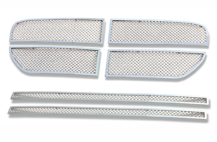 2005-2007 Dodge Magnum Main Upper + Lower Bumper Wire Mesh Grille