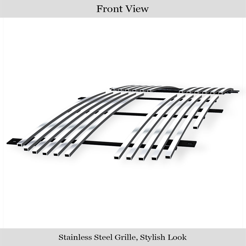 2005-2007 Dodge Dakota Main Upper Stainless Steel Billet Grille