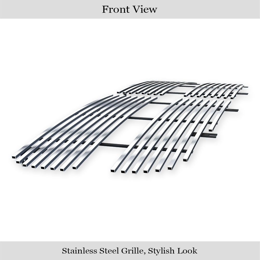 2002-2005 Dodge Ram (Exclude 2002 Classic Model) Main Upper Stainless Steel Billet Grille