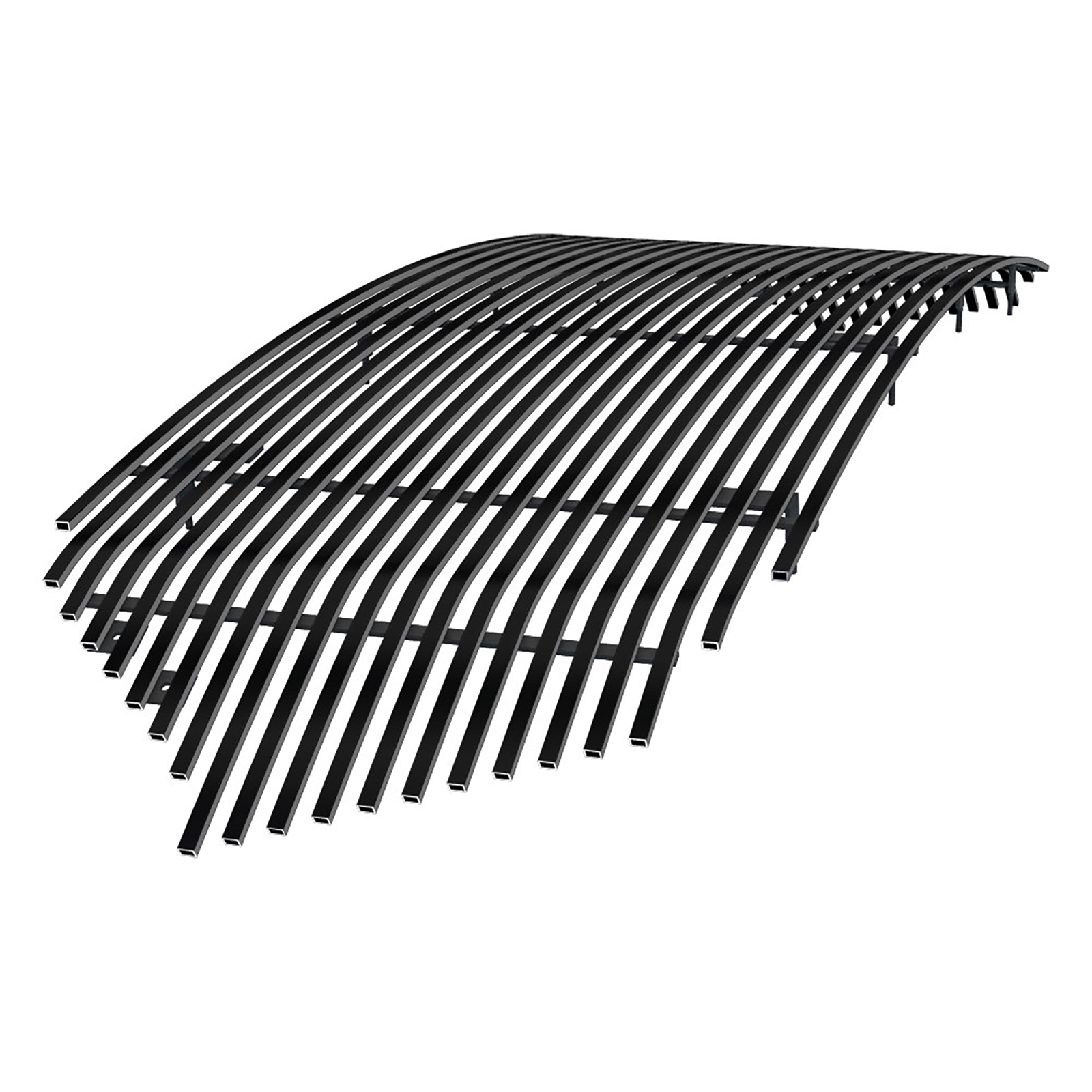 2019-2024 Ram 1500 Laramie/Lone Star/Big Horn/Tradesman (Excl. 19-24 Ram 1500 Classic; Excl. Laramie Limited) Main Upper Black Stainless Steel Billet Grille