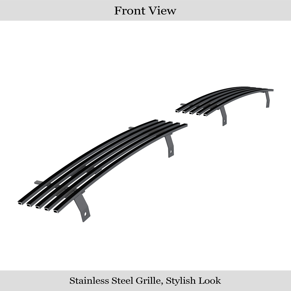 1994-2001 Dodge Ram Not For Sport Lower Bumper Black Stainless Steel Billet Grille