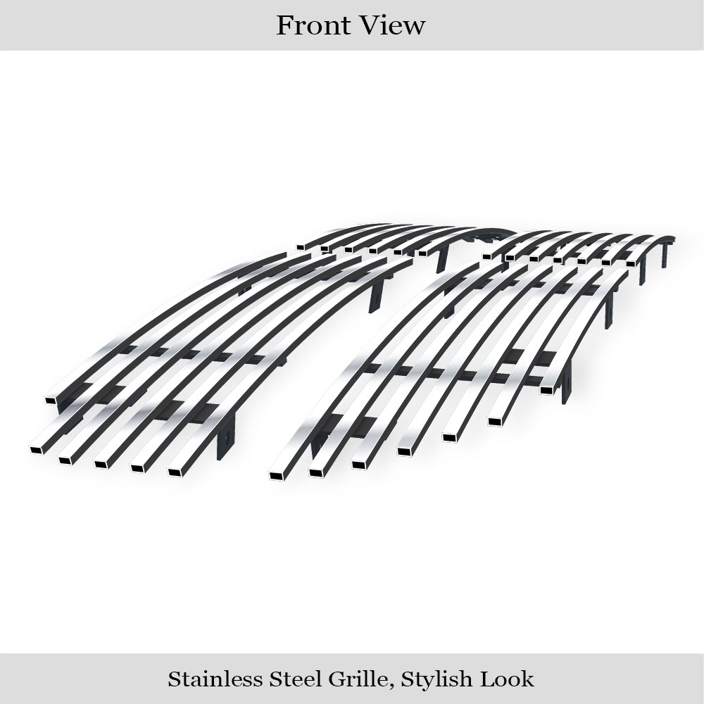2005-2007 Dodge Magnum Except SRT8 Main Upper Stainless Steel Billet Grille