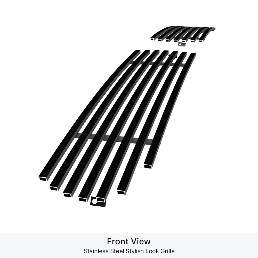 1999-2001 Dodge Ram Sport Lower Bumper Black Stainless Steel Billet Grille