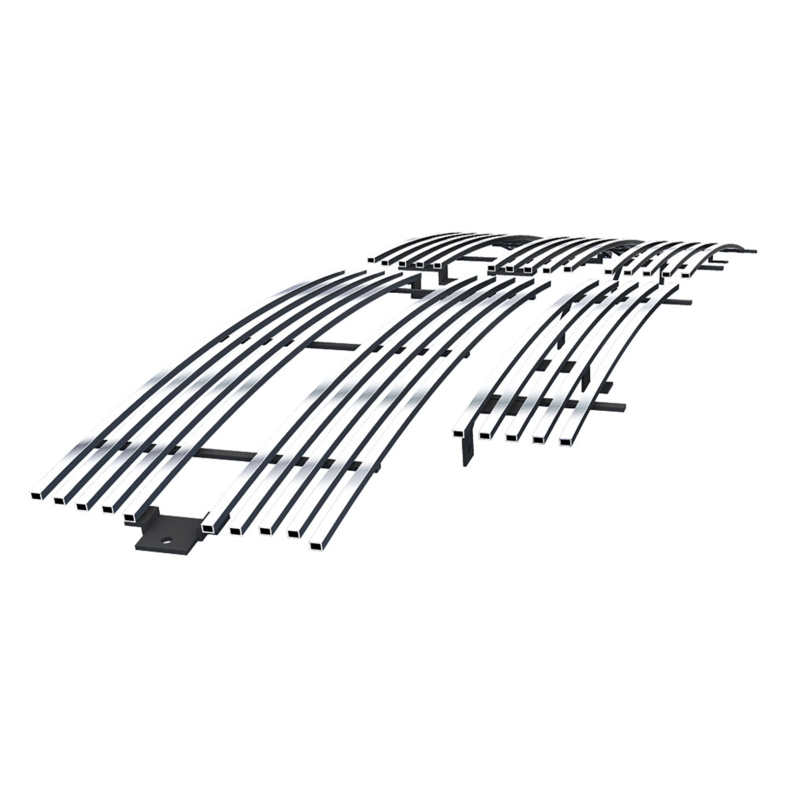 1994-2001 Dodge Pickup Main Upper + Lower Bumper Stainless Steel Billet Grille