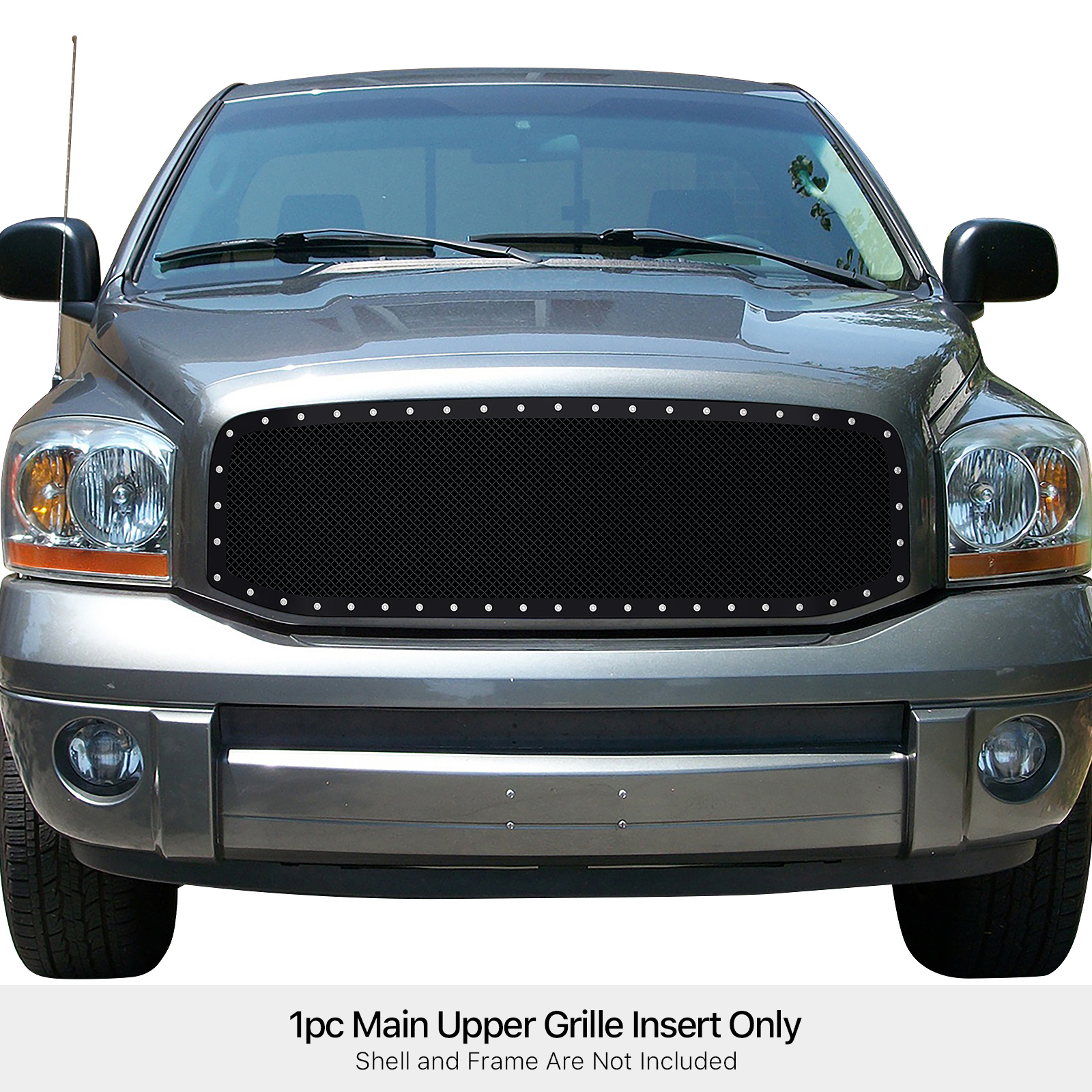 2006-2008 Ram 1500 /2006-2009 Dodge Ram 2500 /2006-2009 Dodge Ram 3500 Main Upper Rivet Grille