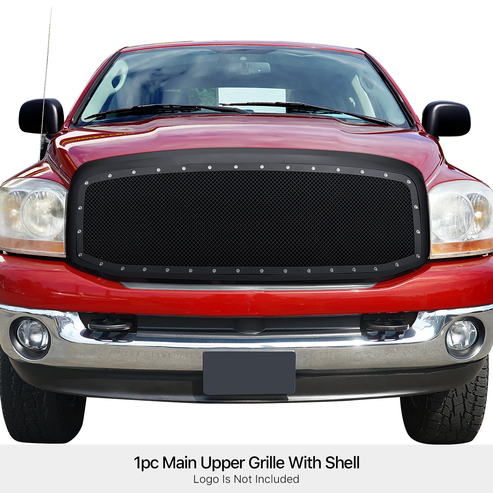 2006-2008 Ram 1500 /2006-2009 Dodge Ram 2500 /2006-2009 Dodge Ram 3500 Main Upper Package Grille