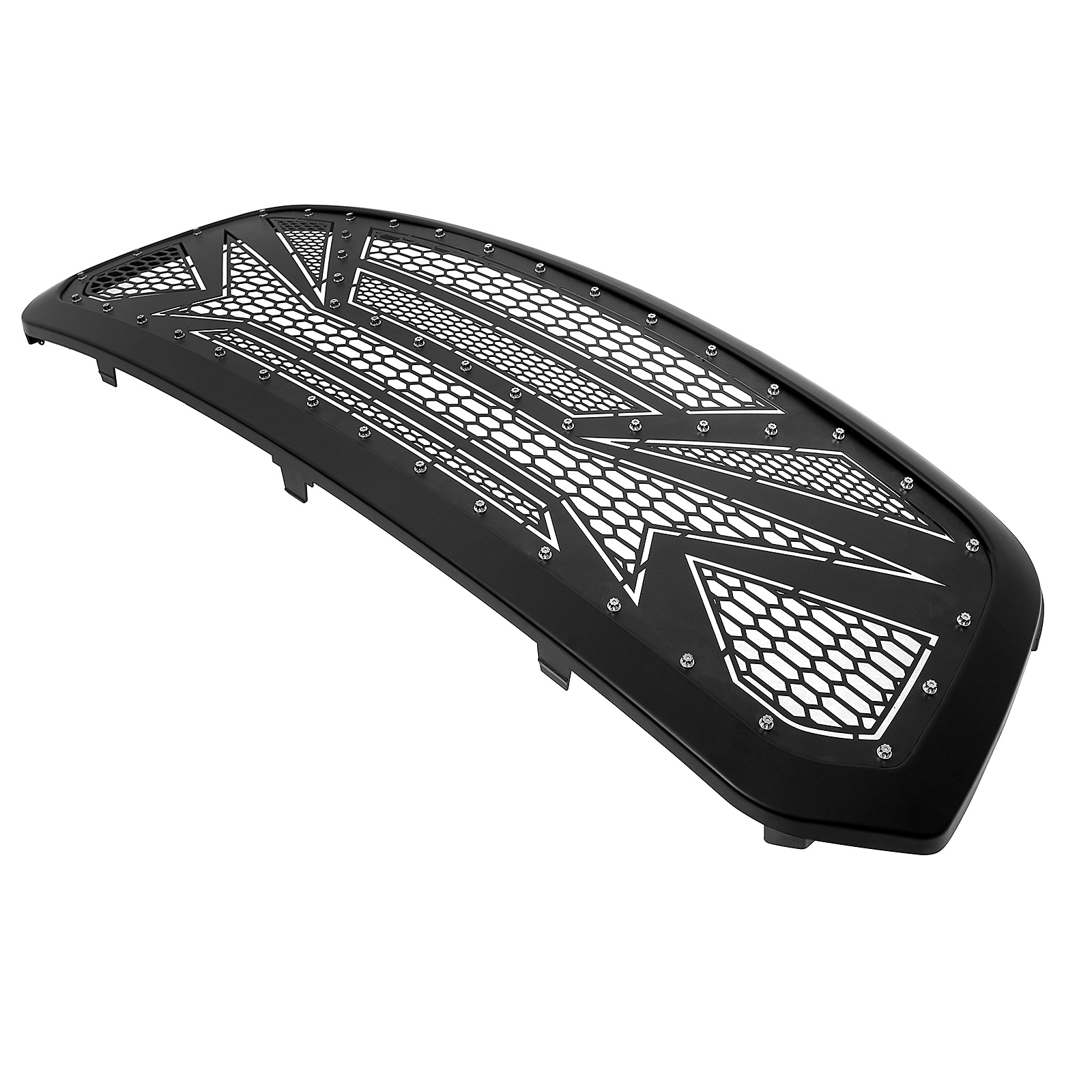 2013-2017 Ram 1500 Not For Rebel/2018 Ram 1500 Not For Rebel & Sport & Laramie Longhorn & Laramie Limited/2019-2021 Ram 1500 Classic Only Main Upper Package Grille