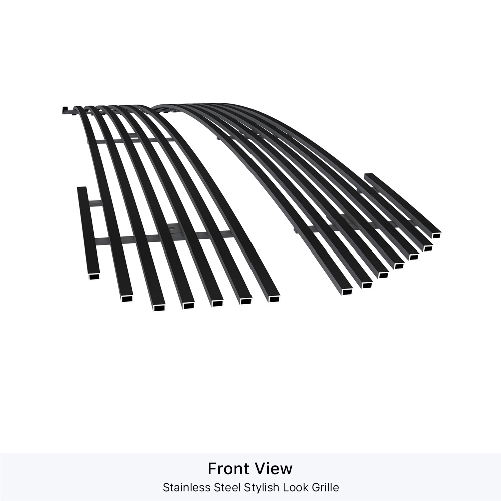 2017-2020 Ford F-150 Raptor Main Upper Black Stainless Steel Billet Grille