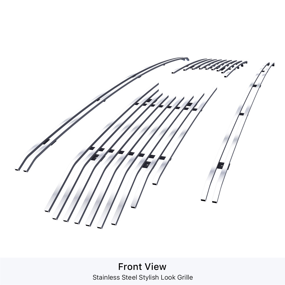 2020-2022 Ford F-250 King Ranch/ 2020-2022 Ford F-250 Platinum/ 2020-2022 Ford F-350 King Ranch/ 2020-2022 Ford F-350 Platinum Main Upper Stainless Steel Billet Grille