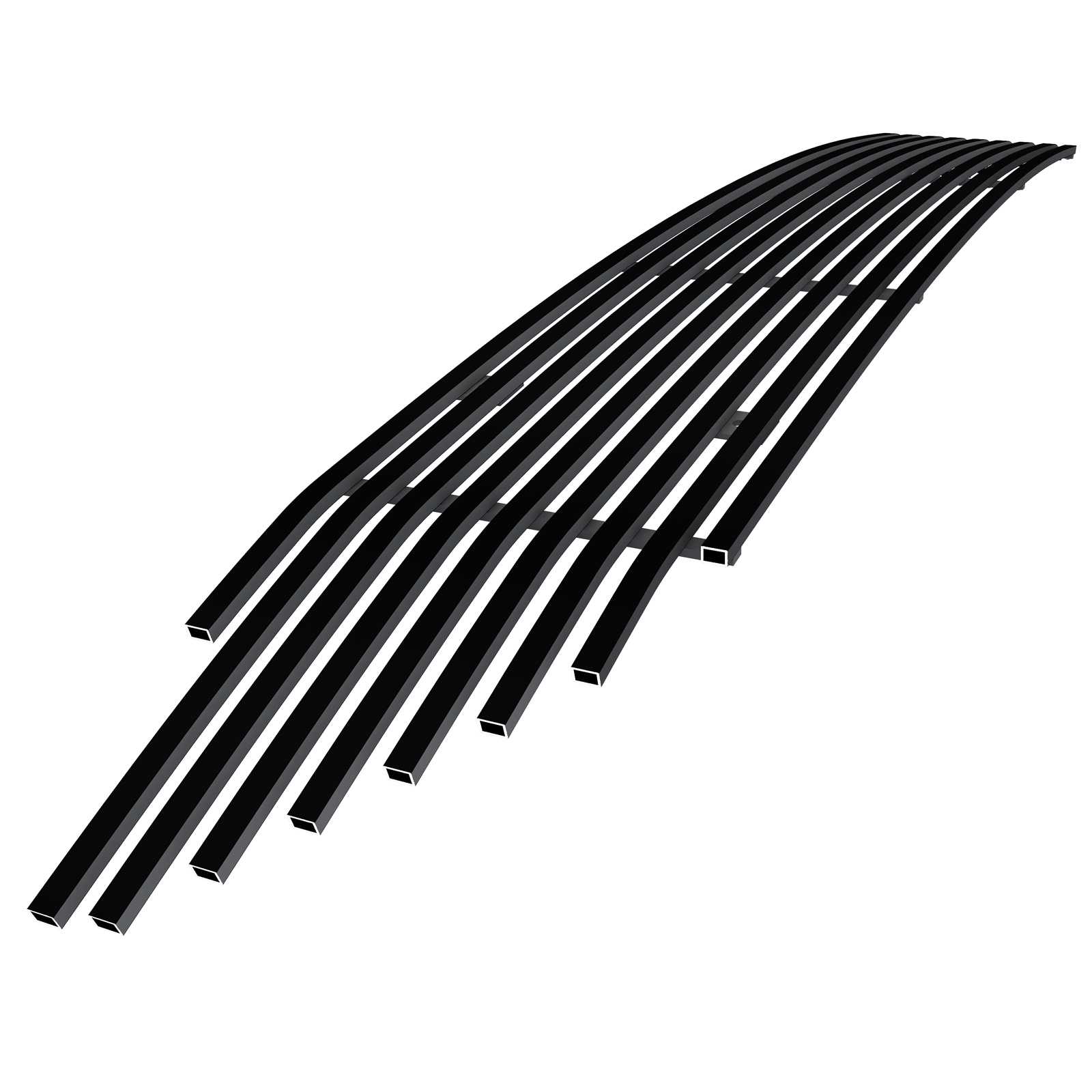 2015-2018 Ford Edge Sport Lower Bumper Black Stainless Steel Billet Grille
