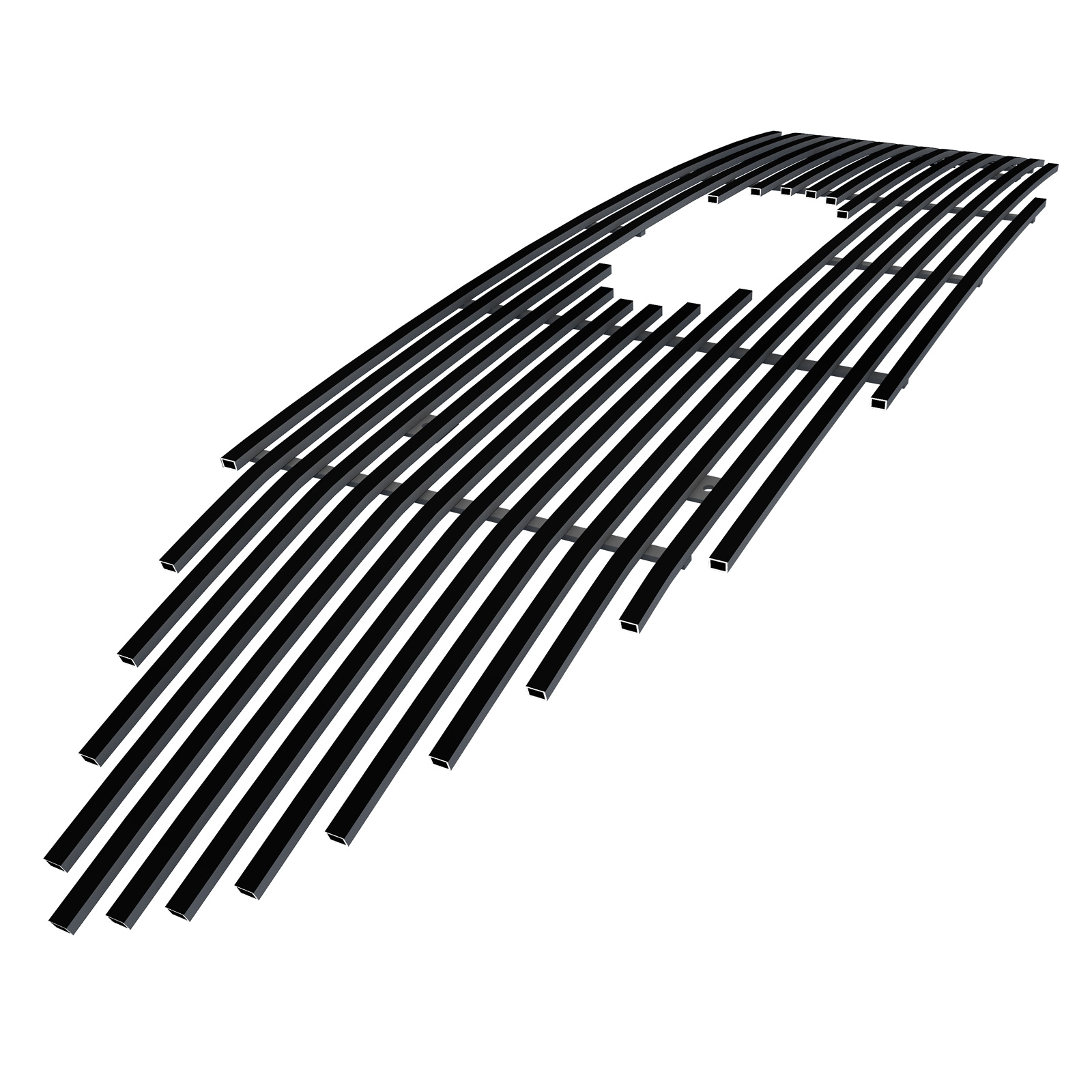 2019-2022 Ford Edge Not For ST&ST-Line/2023-2024 Ford Edge Titanium Main Upper Black Stainless Steel Billet Grille