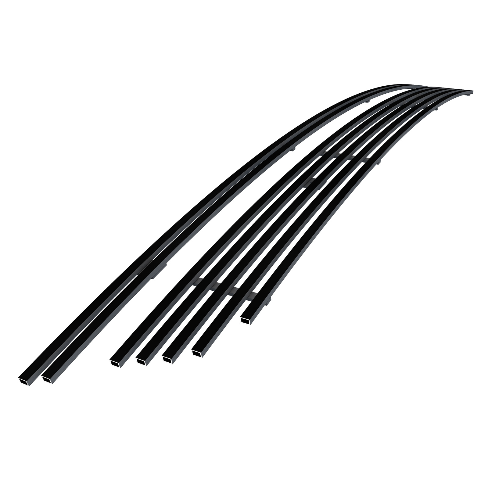 2015-2017 Ford Expedition Lower Bumper Black Stainless Steel Billet Grille