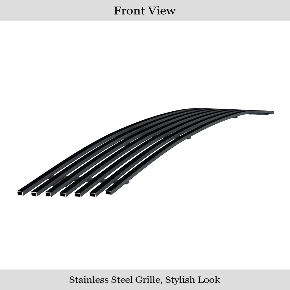 2007-2014 Ford Expedition Lower Bumper Black Stainless Steel Billet Grille