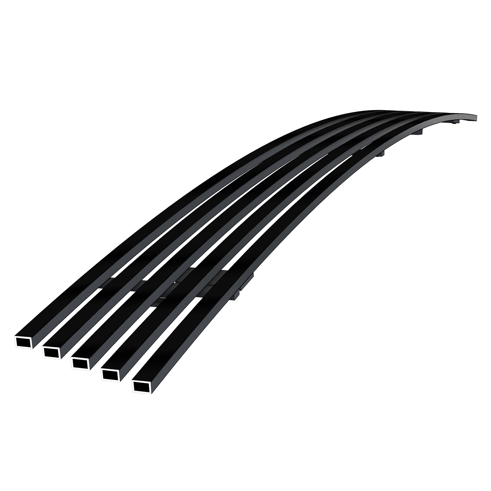 2006-2008 Ford F-150 Lower Bumper Black Stainless Steel Billet Grille