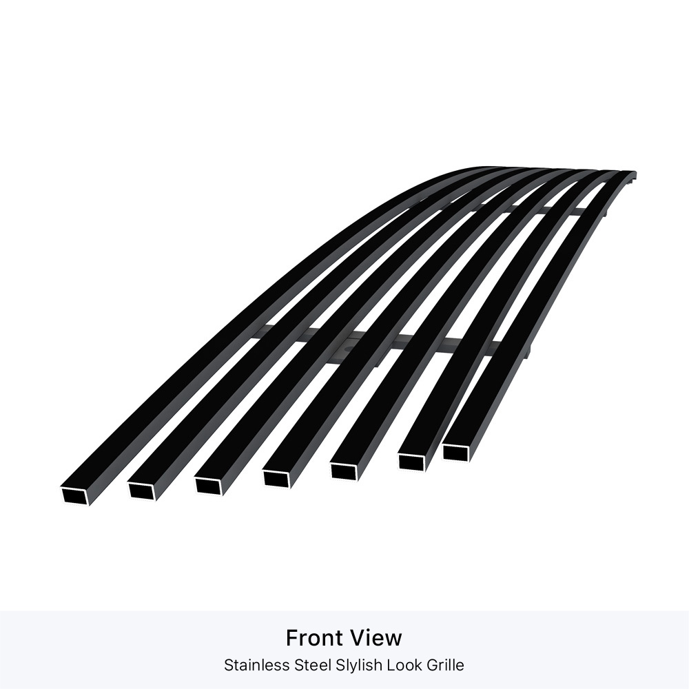 2003-2006 Ford Expedition Web All Models Lower Bumper Black Stainless Steel Billet Grille