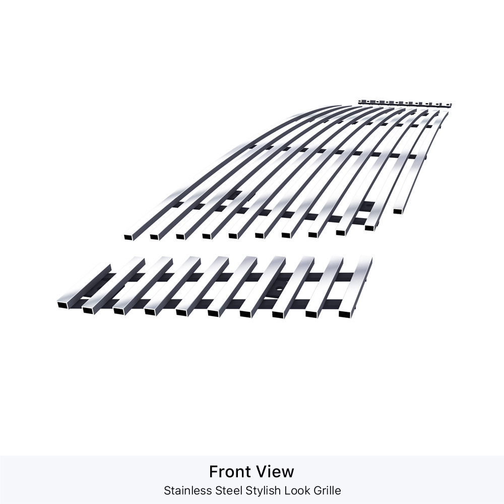 2007-2010 Ford Explorer Sport Trac  Not For Adrenalin Main Upper Stainless Steel Billet Grille