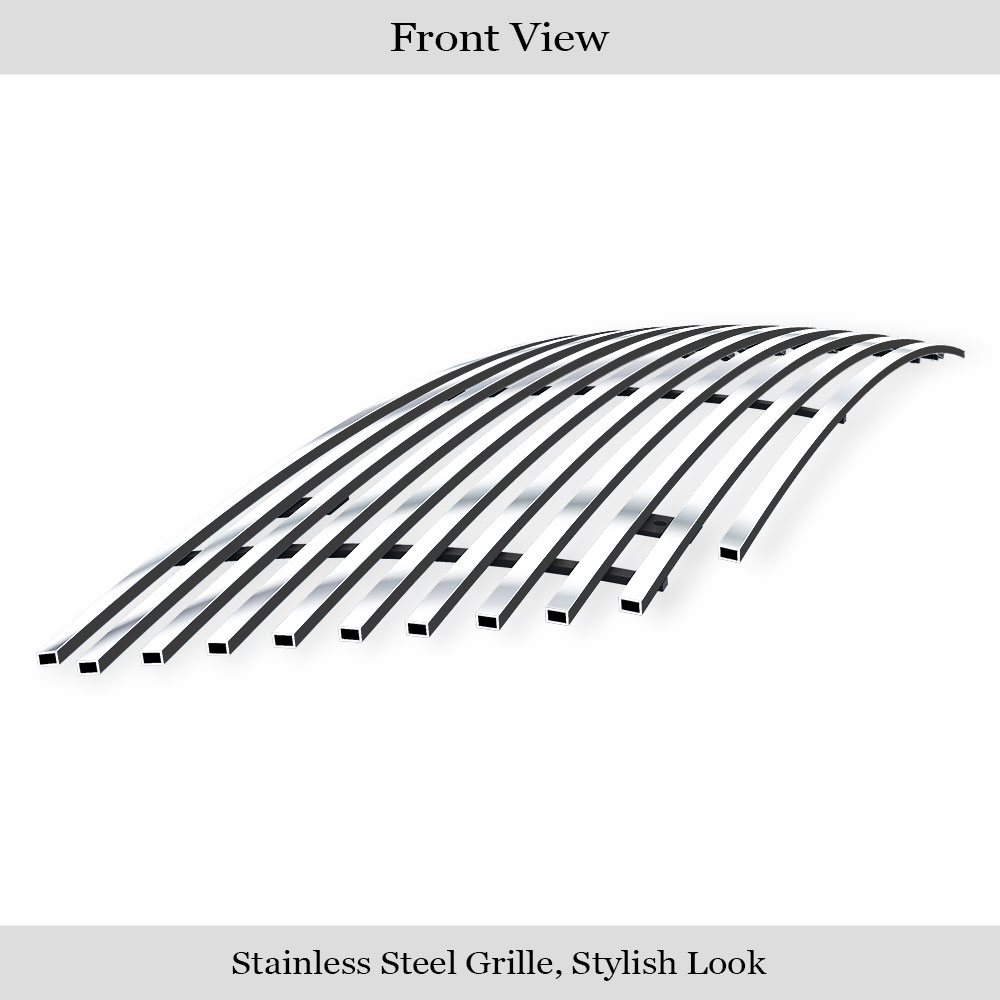1999-2003 Ford F-150 Bar Style (Without Logo Show)/1999-2003 Ford Lightning F-150 Bar Style (Without Logo Show)/1999-2003 Ford F-150 Harley Davidson Bar Style (Without Logo Show) Main Upper Stainless Steel Billet Grille