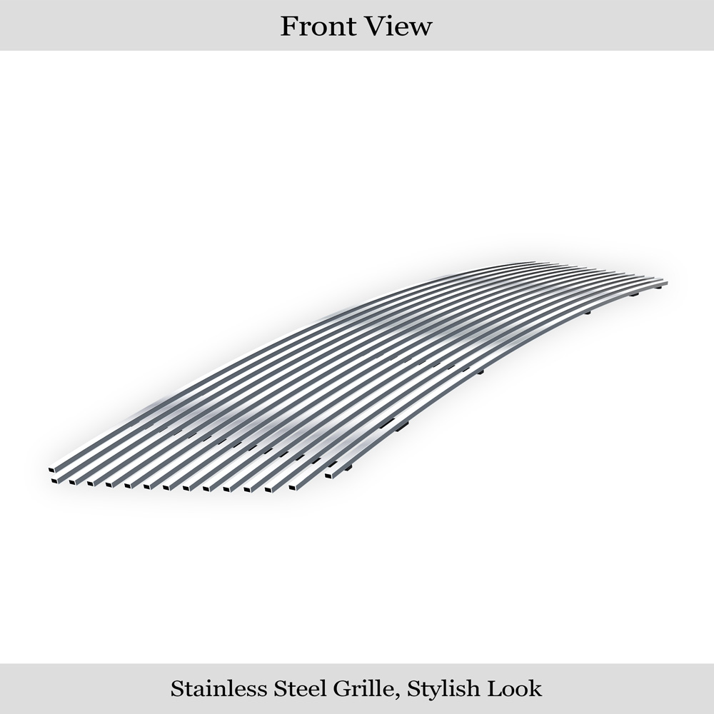 2004-2008 Ford F-150 Honeycomb Style Not For FX2/FX4 and King Ranch Model MAIN UPPER Stainless Steel Billet Grille