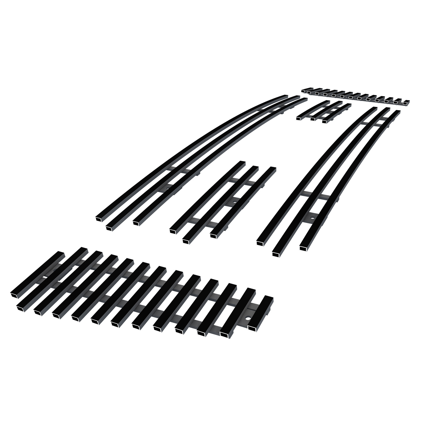 2004-2008 Ford F-150 Bar Style (Not for FX2/Lariat Model) Main Upper Black Stainless Steel Billet Grille