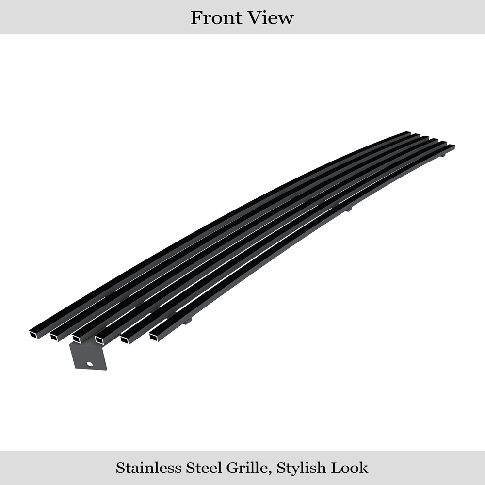 2004-2005 Ford Ranger Lower Bumper Black Stainless Steel Billet Grille
