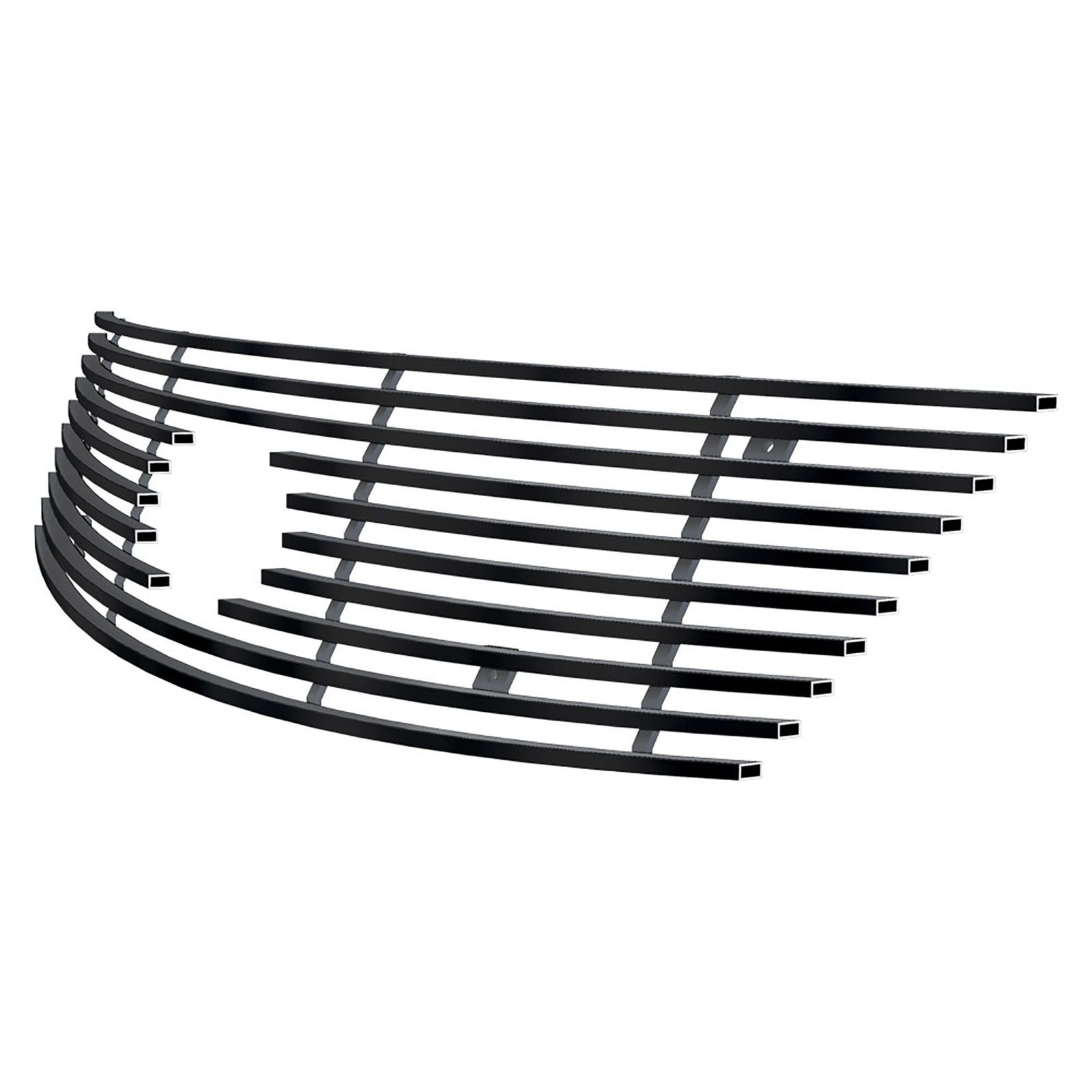 2005-2007 Ford Five hundred With Logo Show Main Upper Black Stainless Steel Billet Grille