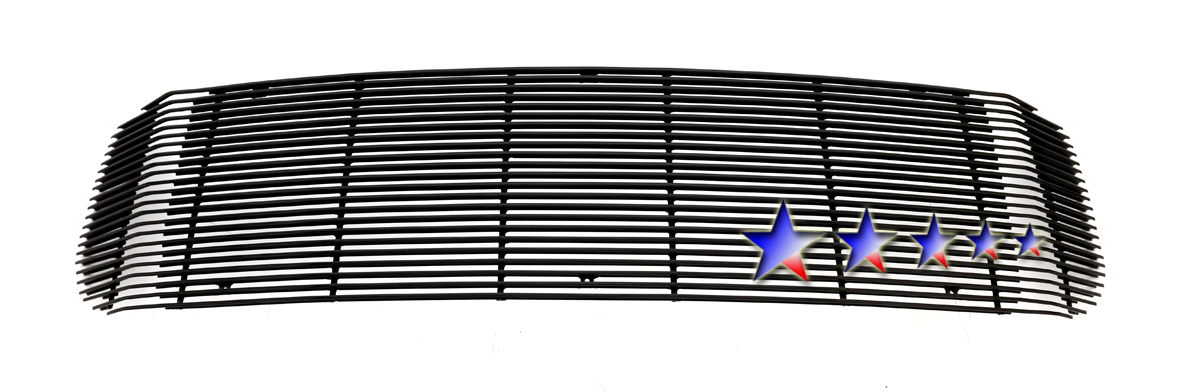 2000-2004 Ford Excursion 1 PC Cover 3 Holes Main Upper Aluminum Billetuminum Billet Wide Grille