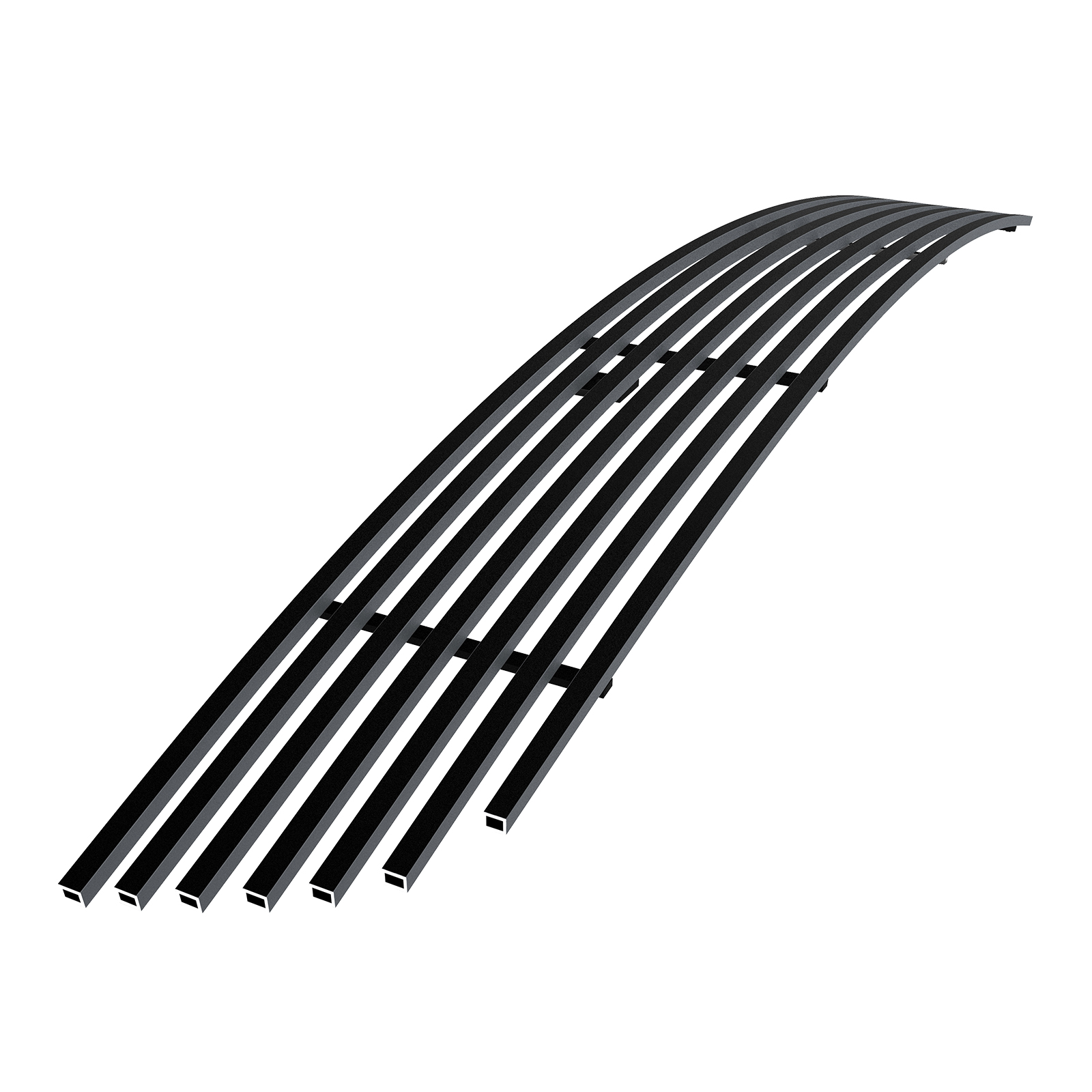 2013-2014 Ford Mustang GT Lower Bumper Black Stainless Steel Billet Grille