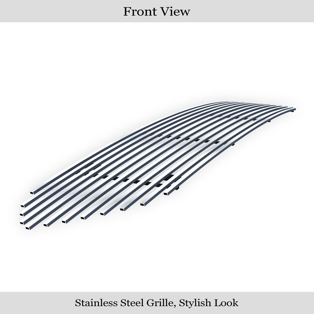 2013-2019 Ford Taurus SHO Logo Cover Main Upper Stainless Steel Billet Grille