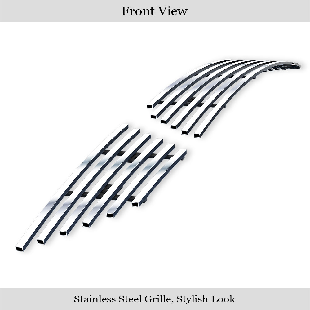 2013-2019 Ford Taurus All Model With Honeycomb Bumper Lower Bumper Stainless Steel Billet Grille