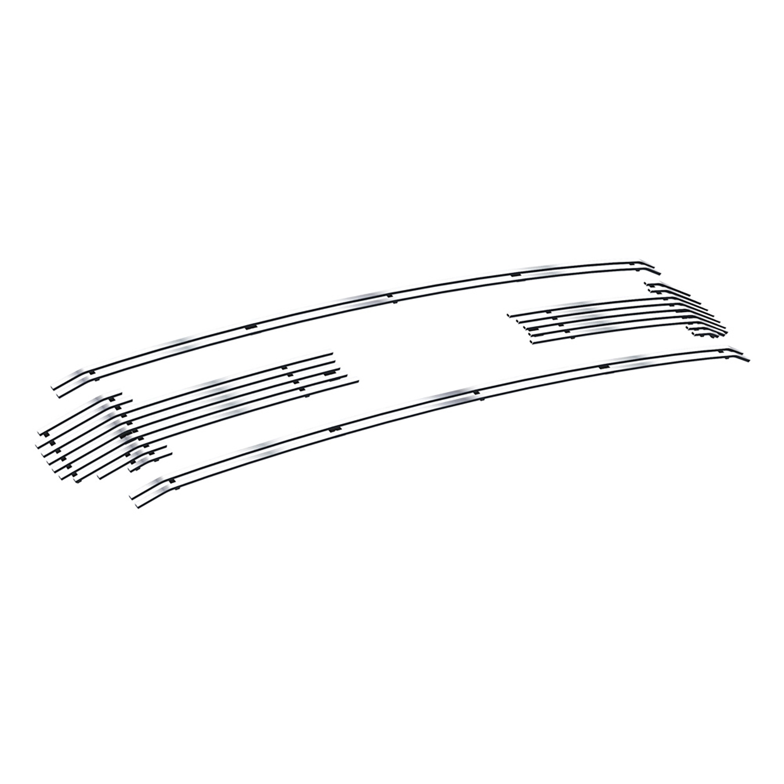 2020-2021 Ford F-250 XL/ 2020-2021 Ford F-250 XLT/ 2020-2021 Ford F-350 XL/ 2020-2021 Ford F-350 XLT Main Upper Stainless Steel Billet Grille