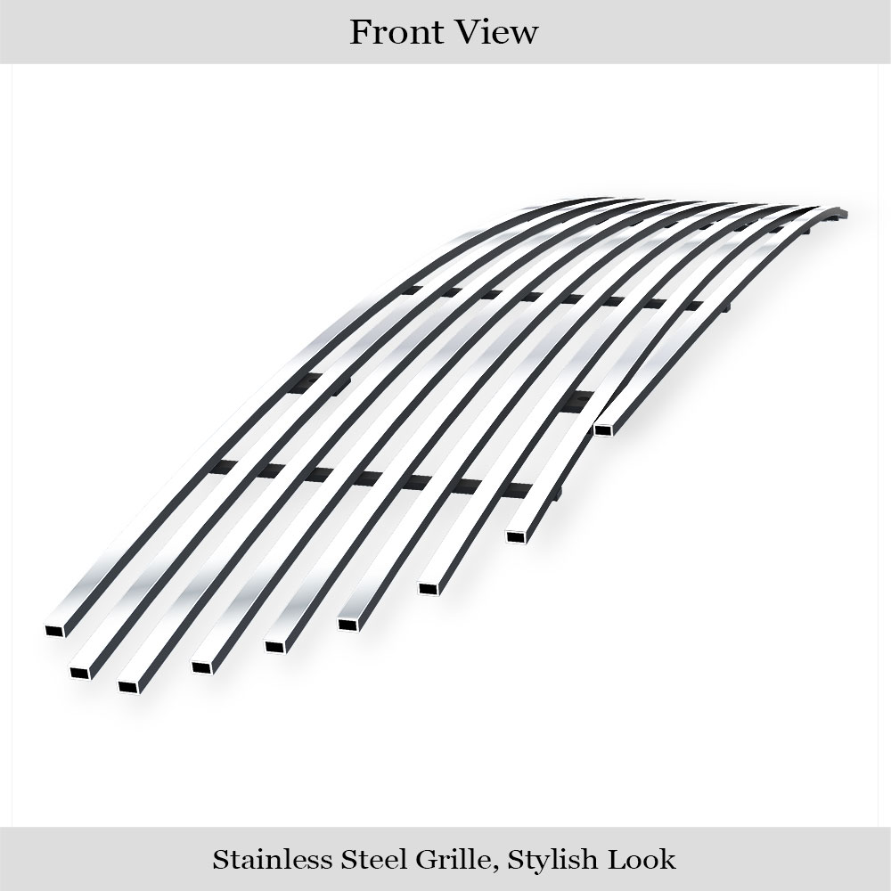 2018-2022 Ford Mustang Only for EcoBoost Models Main Upper Stainless Steel Billet Grille