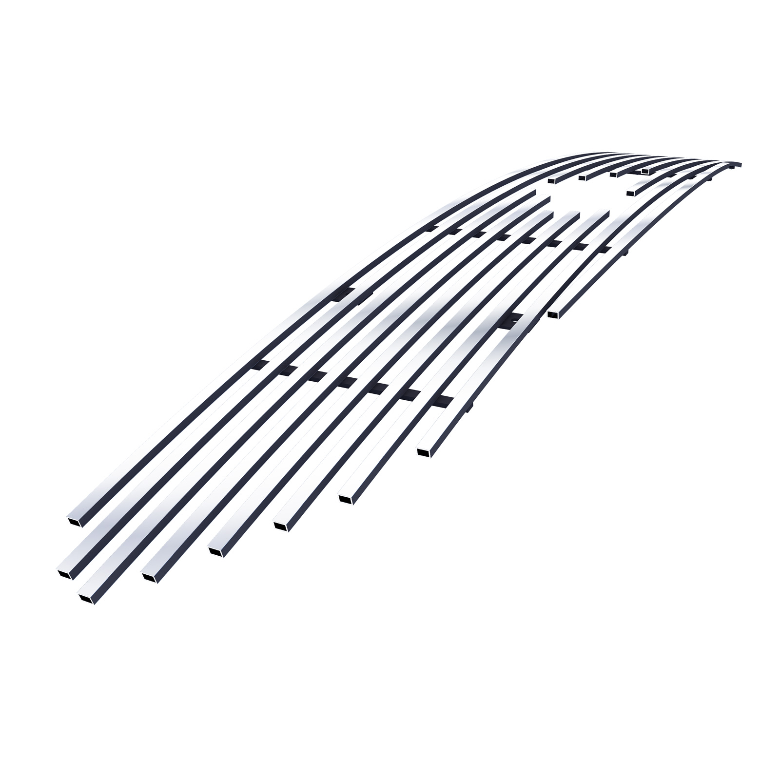 2018-2022 Ford Mustang Only for EcoBoost Models with logo show Main Upper Stainless Steel Billet Grille