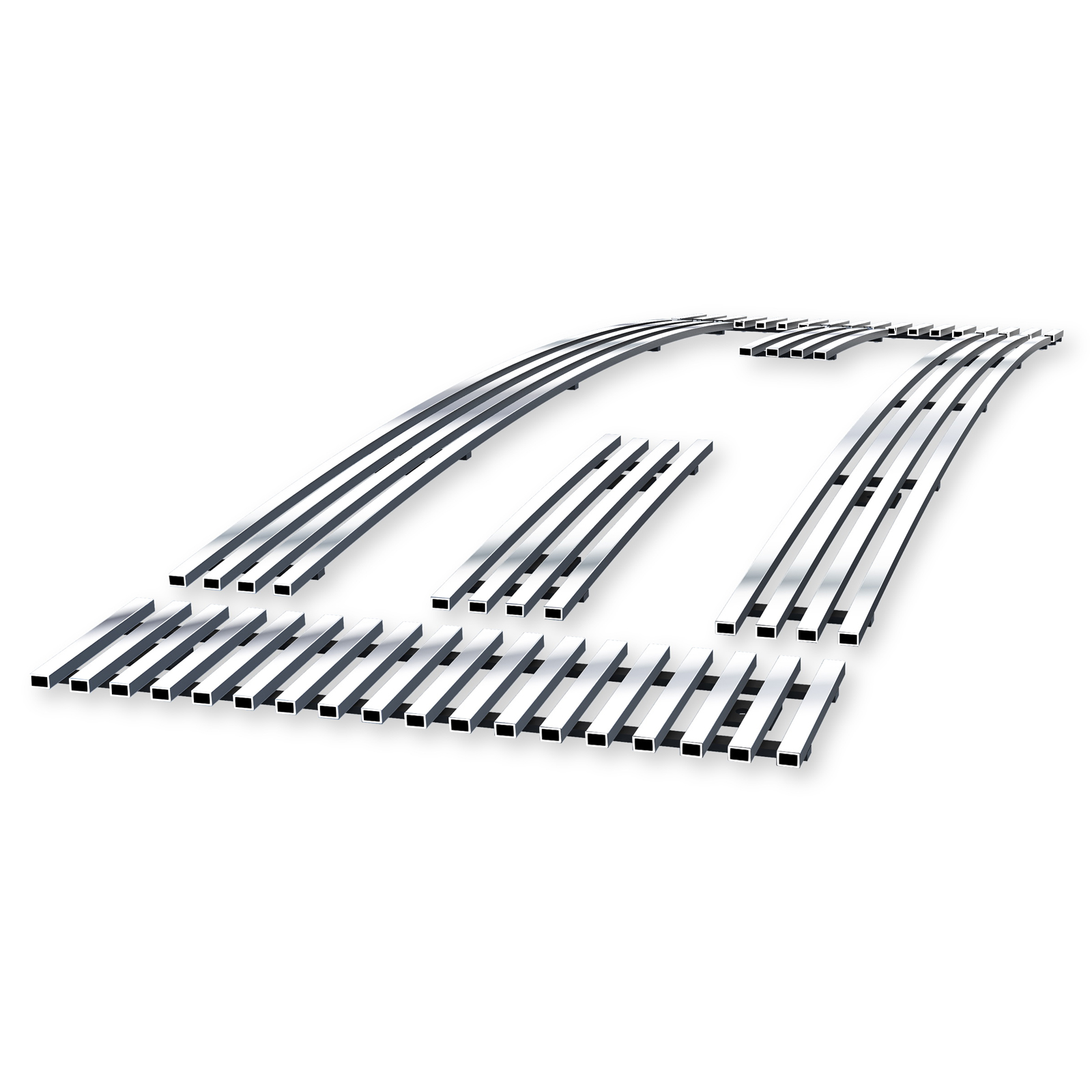 2008-2014 Ford E-Series /2008-2014 Ford Econoline Main Upper Stainless Steel Billet Grille