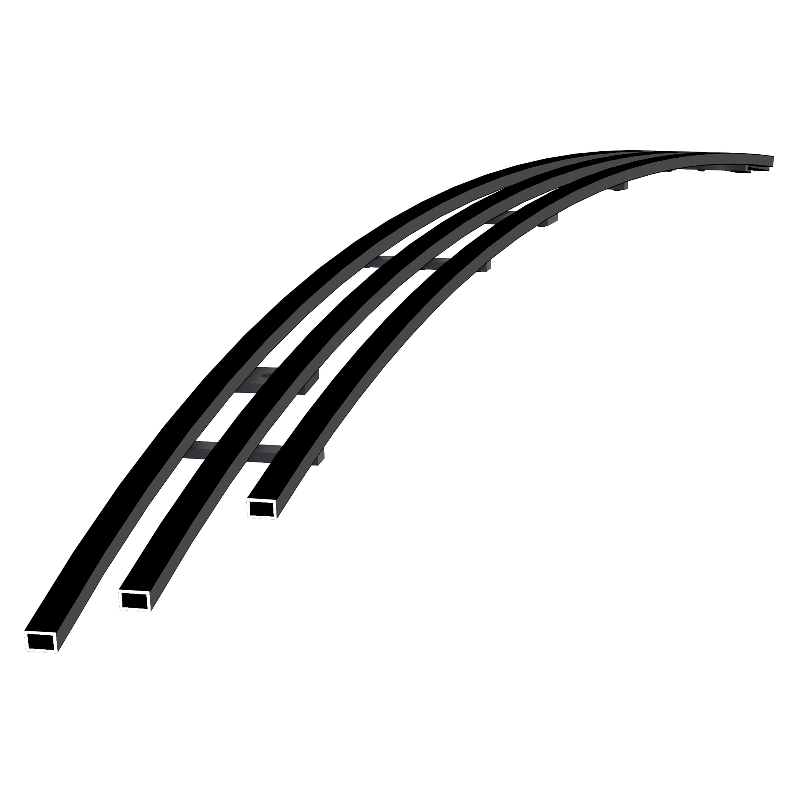2008-2011 Ford Focus Not For RS and XR Model Main Upper Black Stainless Steel Billet Grille