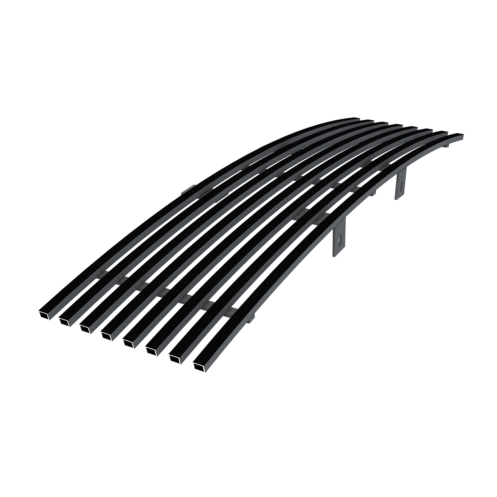 2009-2014 Ford F-150 (Not For Harley Davidson And Raptor) Lower Bumper Black Stainless Steel Billet Grille