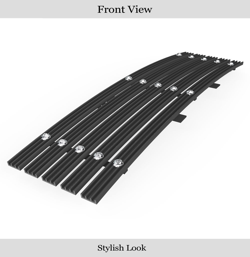 2009-2014 Ford F-150 (Not For Harley Davidson And Raptor) LOWER BUMPER Aluminum Billet Wide Grille